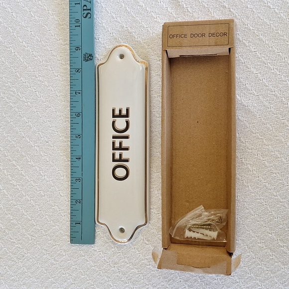 ✨️ Office door sign/wall plaque for work or home office. Ceramic. - Picture 4 of 11